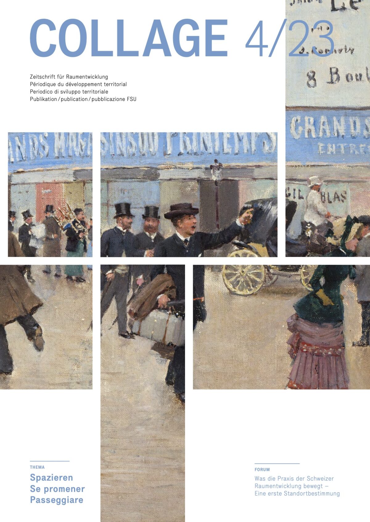 Cover Swiss magazine Collage 5/23