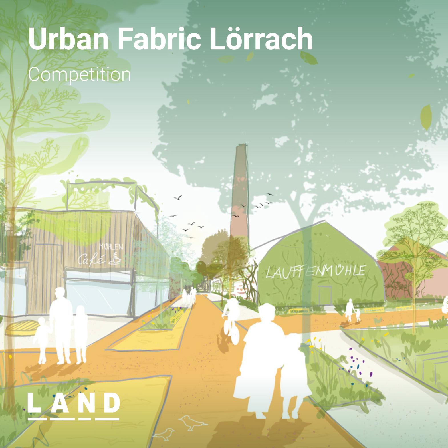 Artistic render of Lauffenmuehle project by LAND