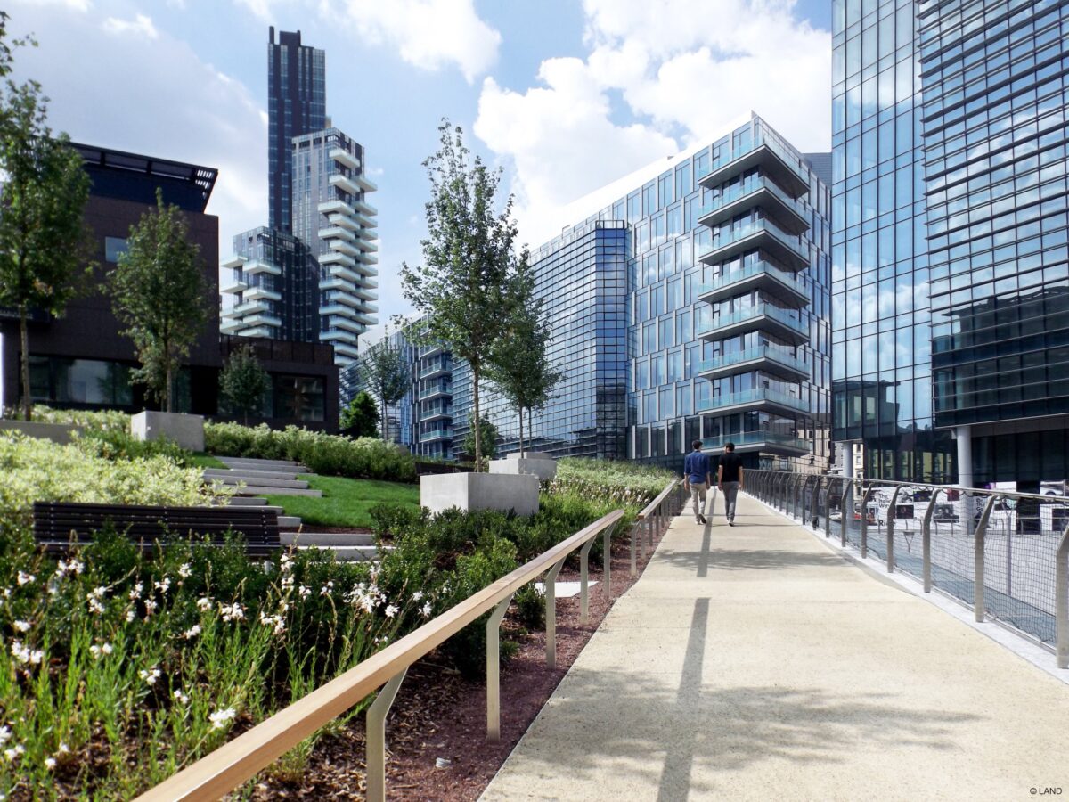 Widely disseminated green areas help mitigate negative climate effects and make our cities safer